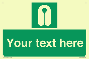 Custom sign safe condition Lifejacket